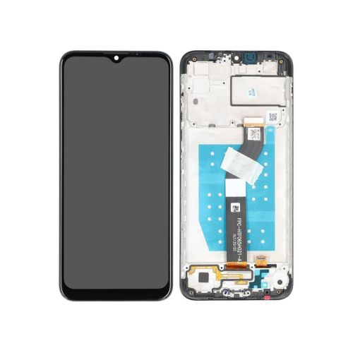 Display Modul mit Rahmen und Toucheinheit black/schwarz 5D68C16532 für Motorola Moto G8 Power Lite (XT2055)