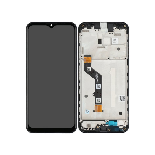 Display Modul mit Rahmen und Toucheinheit black/schwarz 5D68C17397 für Motorola Moto G9 Play (XT2083)