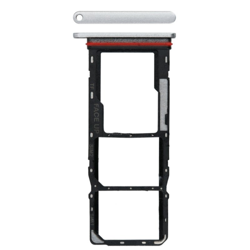 SIM-Karten Halter misty silver/silber für Motorola Moto E32s (XT2229)