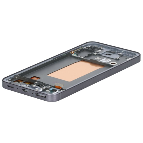 Display Modul mit Rahmen und Toucheinheit awesome graphite/dunkel grau für Samsung Galaxy A56 5G (SM-A566B)
