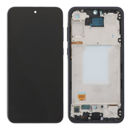 Display Modul mit Rahmen und Toucheinheit awesome navy/marineblau für Samsung Galaxy A55 5G SM-A556B