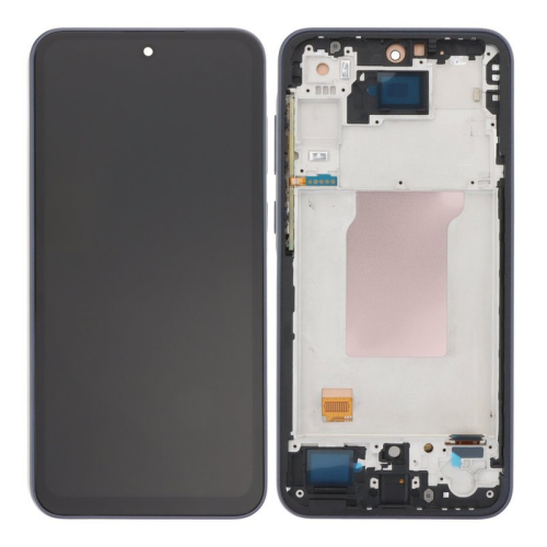 Display Modul mit Rahmen und Toucheinheit awesome navy/marineblau für Samsung Galaxy A35 5G (SM-A356B)