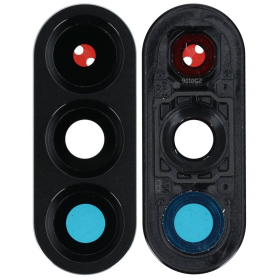 Haupt Kamera Linse + Lünette black/schwarz für...