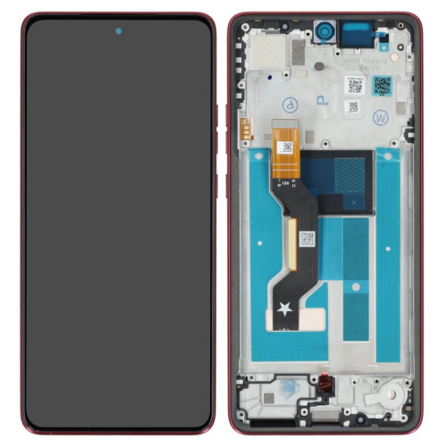 Display Modul mit Rahmen und Toucheinheit chrysanthemum 5D68C30654 für Motorola Moto G86 Power 5G (XT2527-7)