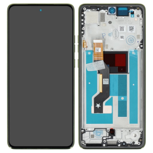 Display Modul mit Rahmen und Toucheinheit golden cypress 5D68C30476 für Motorola Moto G86 Power 5G (XT2527-7)