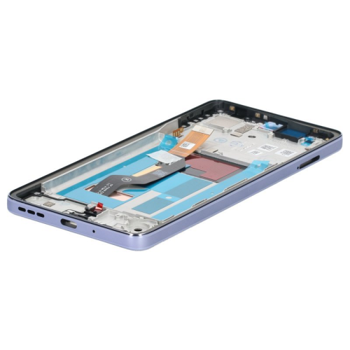 Display Modul mit Rahmen und Toucheinheit cosmic sky 5D68C30652 für Motorola Moto G86 Power 5G (XT2527-7)