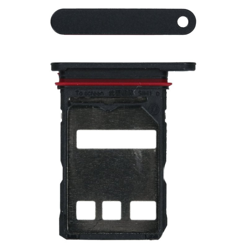 SIM-Karten Halter velvet black/schwarz 9707ACAK für Honor 400 Smart 5G (LGN-NX1)