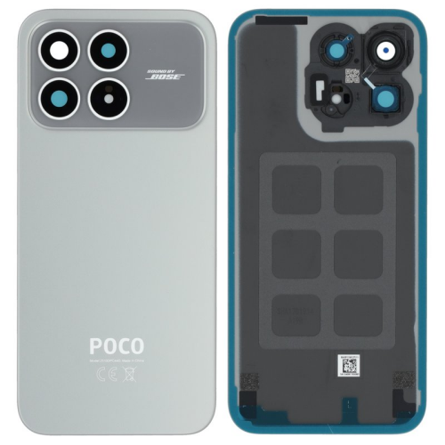 Batteriedeckel Rückseite Akkudeckel titanium silver/silber 56001900P1100 für POCO F8 Pro 5G (2510DPC44G)