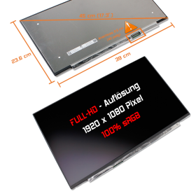 LED Display 17,3" 1920x1080 165Hz 100%sRGB passend...