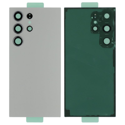 Batteriedeckel Rückseite Akkudeckel ohne Logo OEM titanium grey/gray/grau für Samsung Galaxy S24 Ultra (SM-S928B)