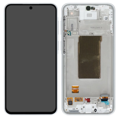 Display Modul mit Rahmen und Toucheinheit awesome white/weiß GH82-39232C für Samsung Galaxy A37 5G (SM-A376B)