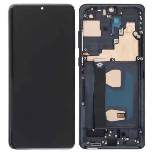 LCD Toucheinheit Frame cosmic black für Samsung Galaxy S20 Ultra SM-G988B