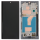 Display Modul mit Rahmen und Toucheinheit phantom black/schwarz für Samsung Galaxy S22 Ultra (SM-S908B)