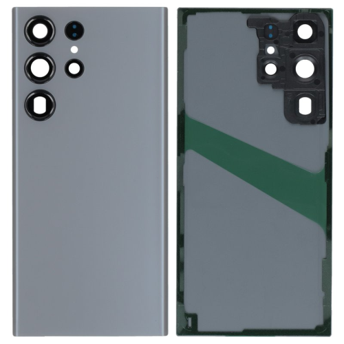 Batteriedeckel Rückseite Akkudeckel ohne Logo graphite/graphit für Samsung Galaxy S23 Ultra (SM-S918B)