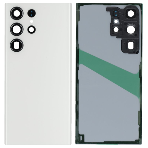 Batteriedeckel Rückseite Akkudeckel ohne Logo cream für Samsung Galaxy S23 Ultra (SM-S918B)