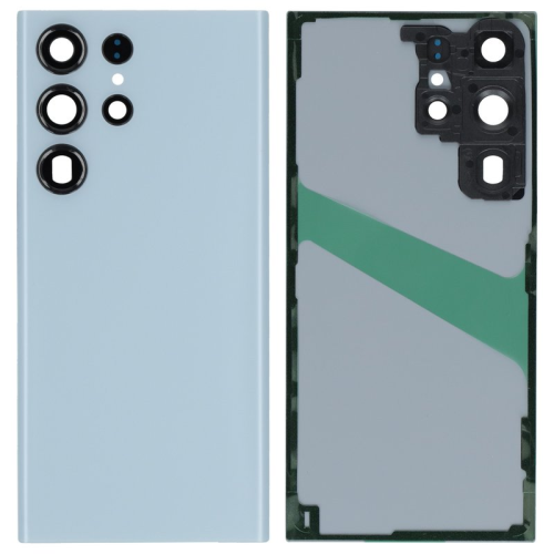 Batteriedeckel Rückseite Akkudeckel ohne Logo sky blue/blau für Samsung Galaxy S23 Ultra (SM-S918B)