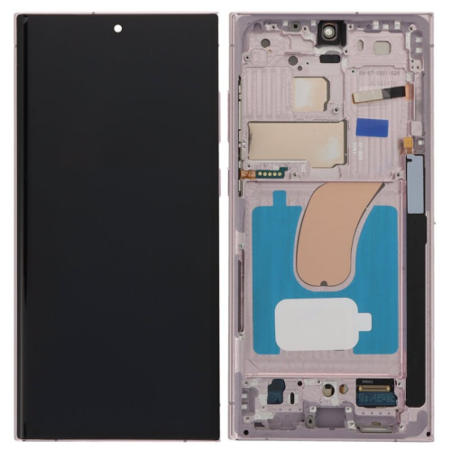 LCD Toucheinheit Frame lavender für Samsung Galaxy S23 Ultra SM-S918B