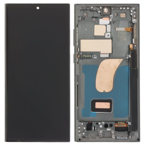 LCD Toucheinheit Frame green für Samsung Galaxy S23 Ultra SM-S918B