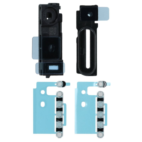 Lautsprecher Staubschutz Gitter Set silver/silber für Apple iPhone 17 Pro Max (A3526)