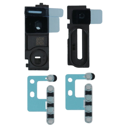 Lautsprecher Staubschutz Gitter Set silver/silber für Apple iPhone 17 Pro (A3523)