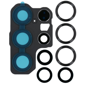Kamera Linse Lünette Set titanium black/schwarz...