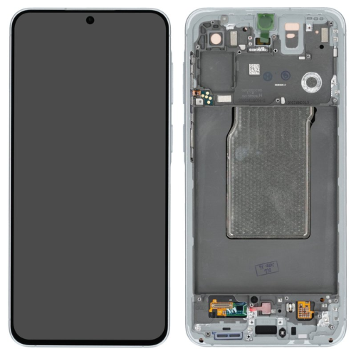 Display Modul mit Rahmen und Toucheinheit Einheit awesome icyblue GH82-39285C für Samsung Galaxy A57 5G (SM-A576B)