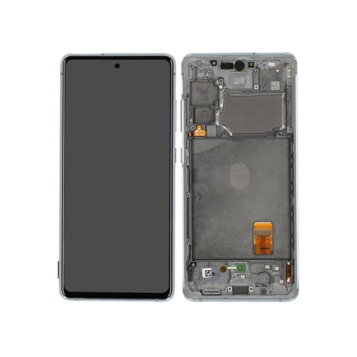 Display Modul mit Rahmen und Toucheinheit cloud white/weiß GH82-24220B für Samsung Galaxy S20 FE 5G (SM-G781B)