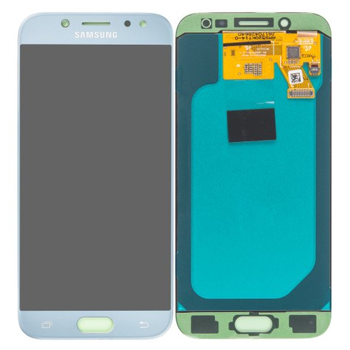 Display Modul mit Toucheinheit blue/blau silver/silber GH97-20738B für Samsung Galaxy J5 Duos (SM-J530F)