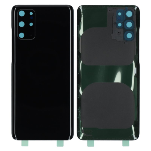 Batteriedeckel Rückseite Akkudeckel ohne Logo cosmic black/schwarz für Samsung Galaxy S20+ (SM-G985F)
