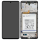 Display Modul mit Rahmen und Toucheinheit Batterie black/schwarz GH82-27122A für Samsung Galaxy M52 5G (SM-M526B)