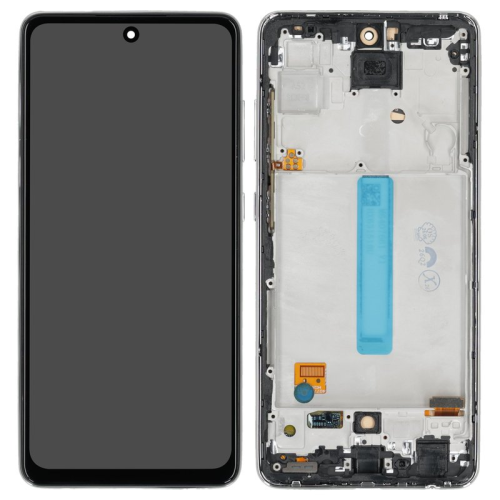 Display Modul mit Rahmen und Toucheinheit awesome white/weiß GH82-26861D für Samsung Galaxy A52s 5G (SM-A528B)