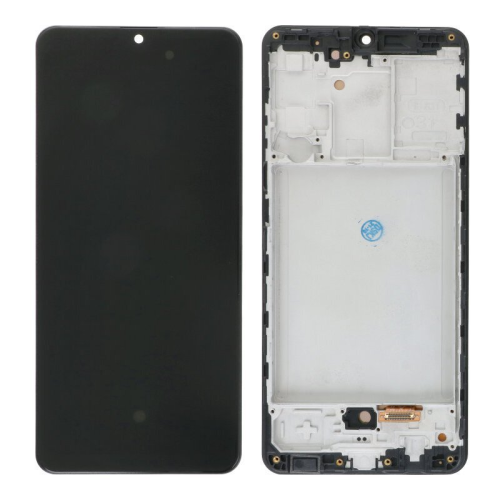 Display Modul mit Rahmen und Toucheinheit OEM black/schwarz GH82-22761A für Samsung Galaxy A31 (SM-A315F)