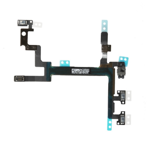 Powerbutton Flexkabel EIN/AUS inkl. Seitentaster passend für iPhone 5