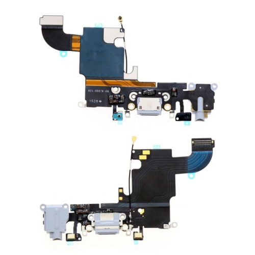 Ladebuchse Dock Connector Anschluss Flexkabel grau/grey passend für iPhone 6s