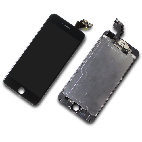 Display inkl. Touchscreen + Kamera und Sensorflex (vormontiert) passend für iPhone 6 Plus schwarz/black