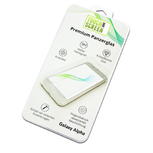Samsung Galaxy Alpha SM-G850F Premium Panzerglas Schutzglas